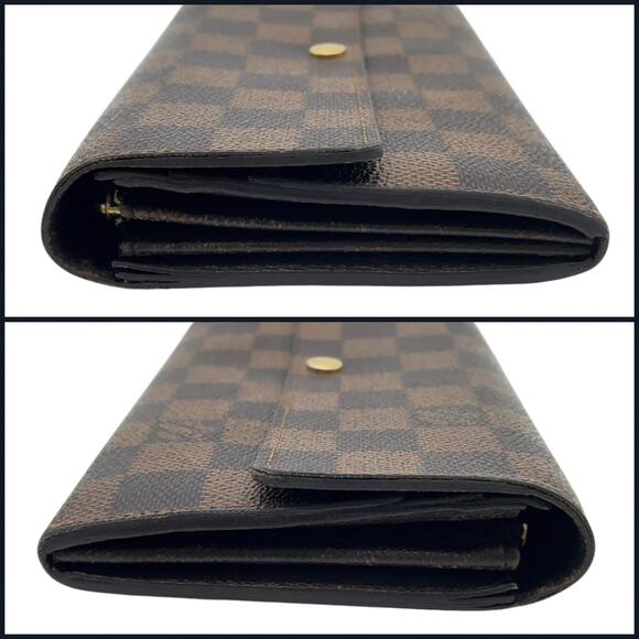 Louis Vuitton Damier Ebene Portefeuille Sarah W/Box and Dust bag - Picture 5 of 16